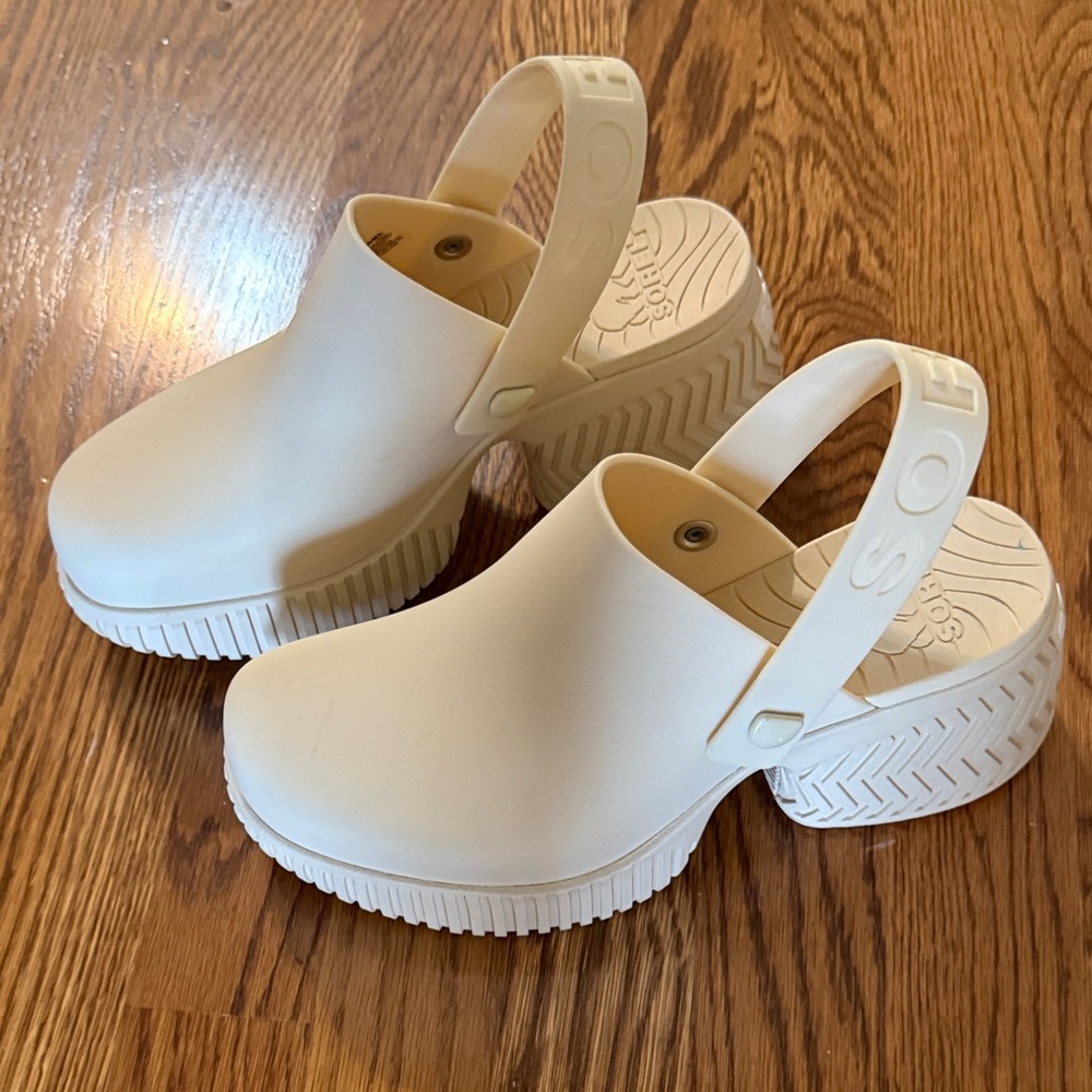 Sorel Ona Streetworks Platform Clog Mules with Back Strap
